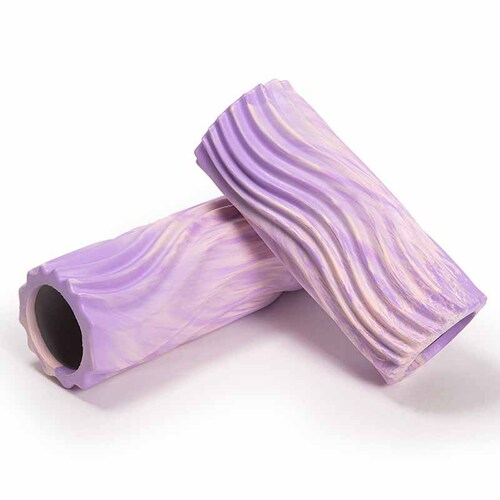 Cross-border epp camouflage mace foam roller fitness muscle relaxer hollow massage roller yoga column