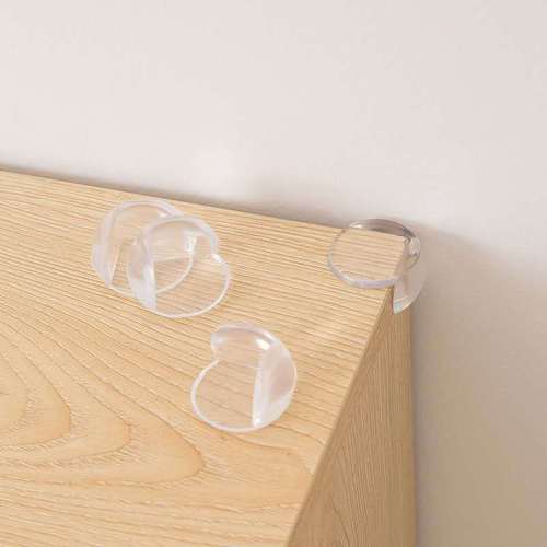 Factory direct supply of transparent desktop stool corner anti-collision corner baby protective supplies children's thickened table corner protective corner wholesale