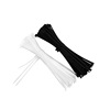 8系束線帶廠家批發尼龍紮帶黑白色自鎖式捆綁束線帶多用塑料紮帶