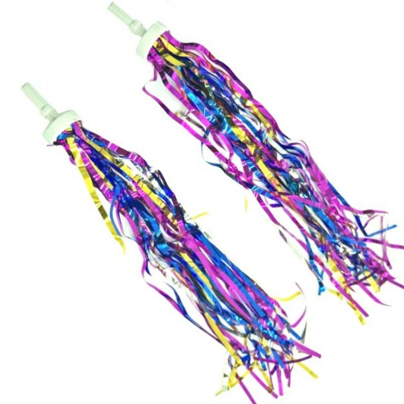 儿童自行车PVC镭射飘带 童车彩带 公主车把穗穗 2根装骑行装饰