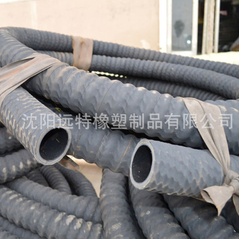 内径DN100mm，DN150mm，DN200吸排水胶管 黑色胶皮橡胶钢丝吸水管