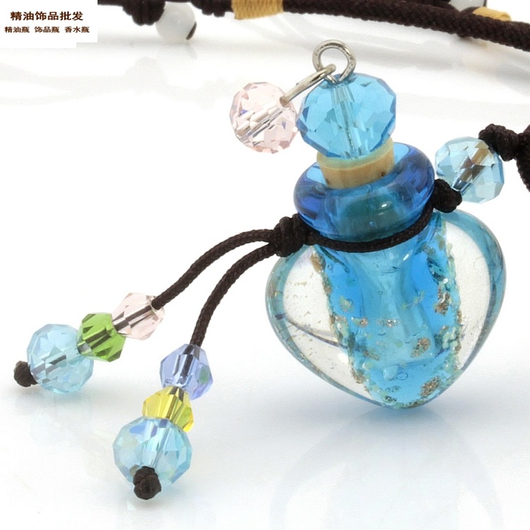 中国精油饰品网批发天蓝心形小金沙项链3.jpg