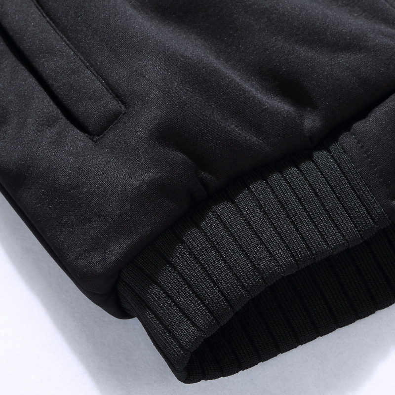 Aggiungi pile ispessito semplice uomo caldo cappotto casual sottile top_voghion.com