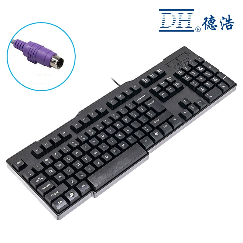 Кабель DH Dehao KB-702 компьютерный клавиатура стол типа офис бытовой оптом PS/2 Юанко USB