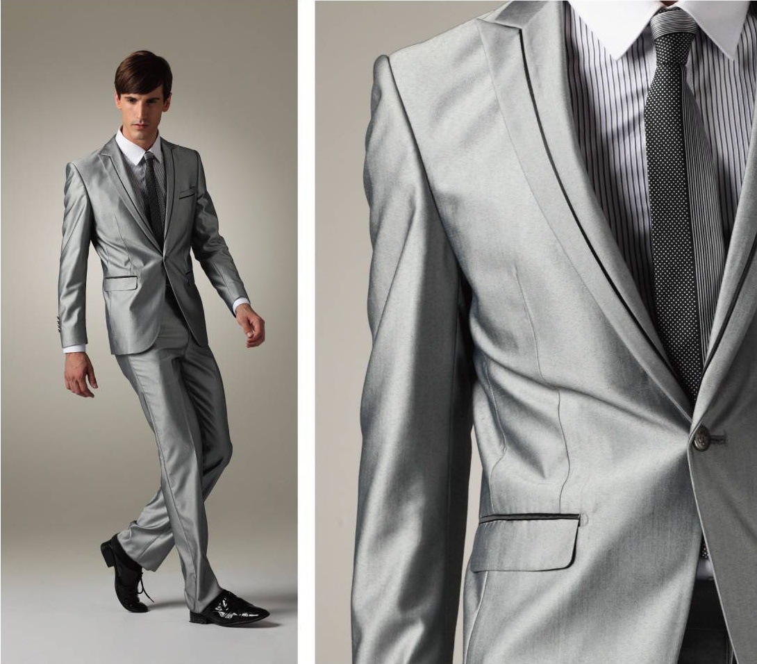 Business-Casual-Anzug für Herren. Herrenanzug. Zweiteiliger Bräutigamanzug für Herren. Trauzeugenanzug_voghion.com