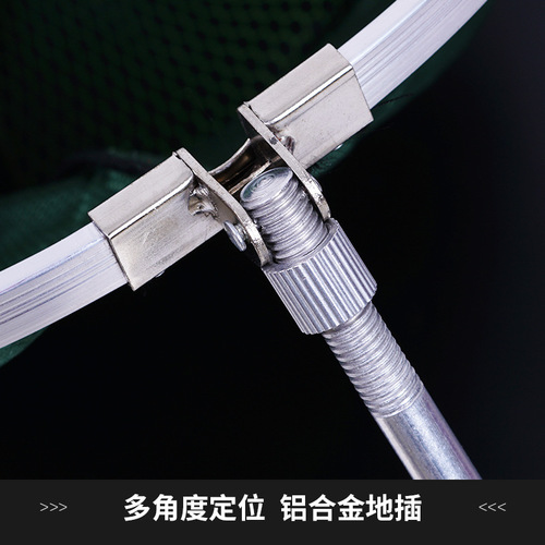 Manufacturer Wholesale Stainless Steel Double Circle Rubber Coated Fish Protector Universal Positioning Thickened Rubber Coated Fish Protector Anti-Hook Black Hole Fish Net