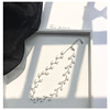 Brand chain for key bag  from pearl, fashionable necklace, simple and elegant design, internet celebrity, European style