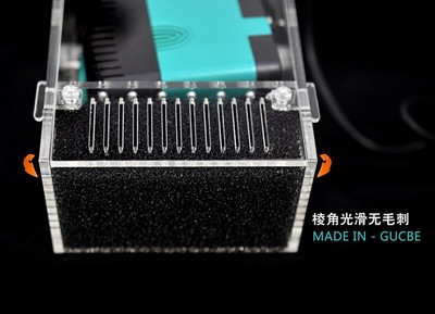 水泵保护罩潜水泵挡沙板过滤盒亚克力进水防沙防吸鱼网拦鱼盒护套|ms