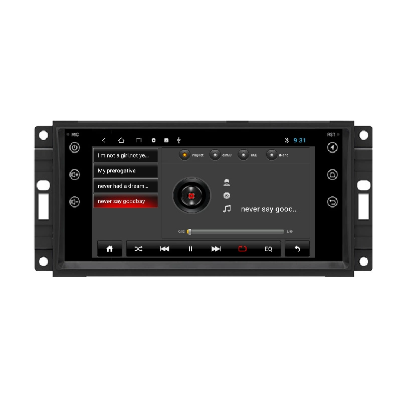 Подходящий для Jeep Commander Grand Cherokee Wrangler Tuchu BolkerzerAndroid 7-дюймовая GPS-навигация