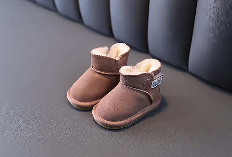 Baby vinterplysch 0-11 år gamla pojkar och flickor snö bomull promenadskor nyfödda babystövlar_voghion.com