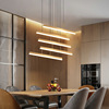 Creative Scandinavian modern and minimalistic ceiling lamp, LED rectangular lights for living room