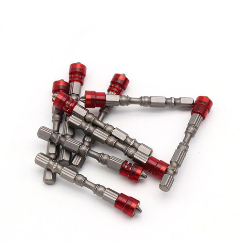 Single-head cross magnetic coil bit screwdriver hand electric drill electric screw wind batch nunchuck strong magnetic cross bit