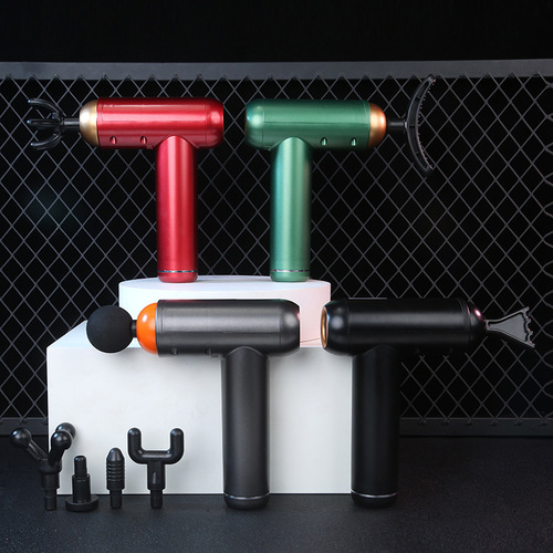 New LCD Fascial Gun Muscle Relaxer Impact Gun Home Portable Fitness Massage Equipment USB Fascial Device