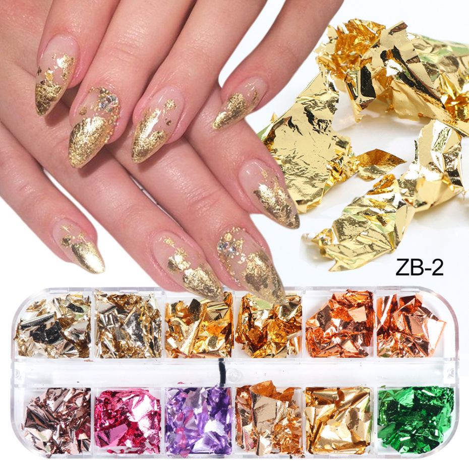 Nail Decoration Accessories Nail Supplies Fashion Geometric Sequin Nail Decoration Accessories 1 Piece