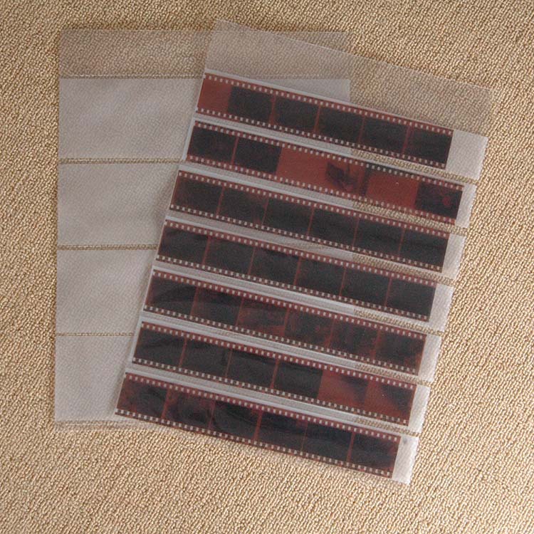 Acid-free frosted lined 135/120 film bags, direct sale, complete specifications, E-6 transparency film pouches