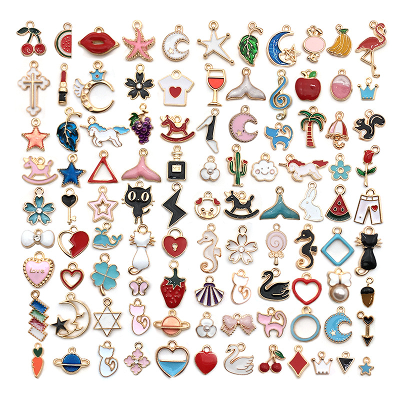 Mignon Dessin Animé Alliage Émail Bijoux Accessoires display picture 1