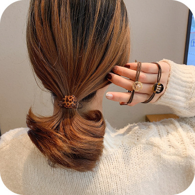 韩国东大门网红头饰马尾头绳皮筋女扎头ins发绳发圈简约气质发饰|ms