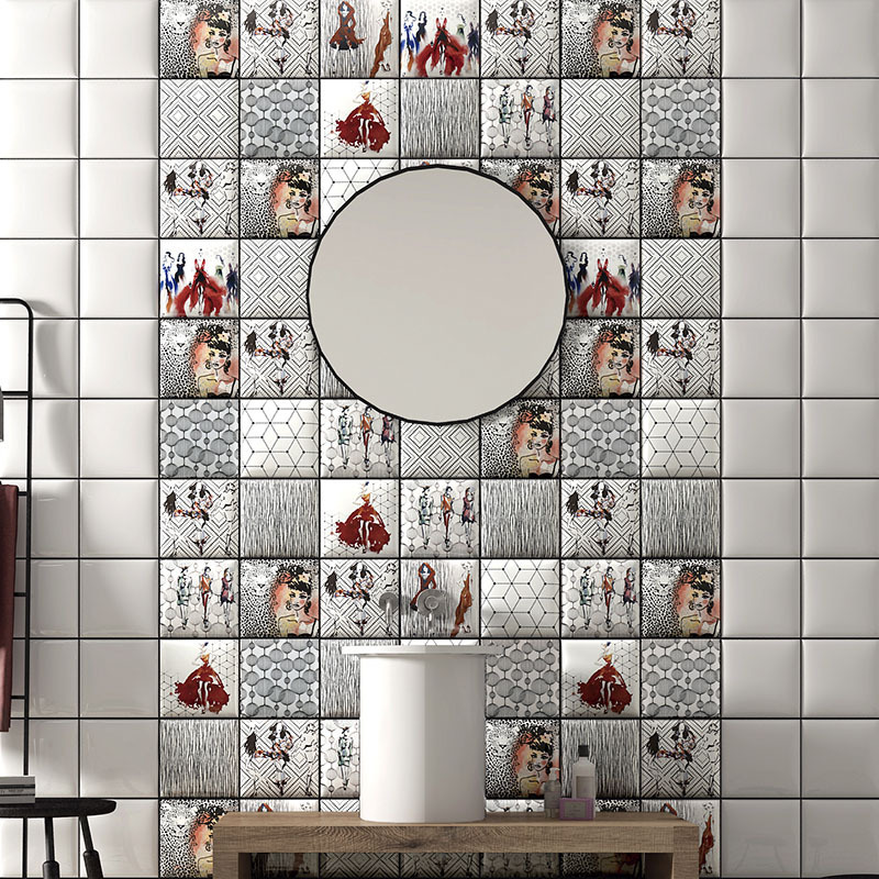 Nordic Bread Tiles Appropriate Home Kitchen and Sanitary Tiles Kitchen Wall Tiles Toilet Tiles Bathroom Subway Tiles