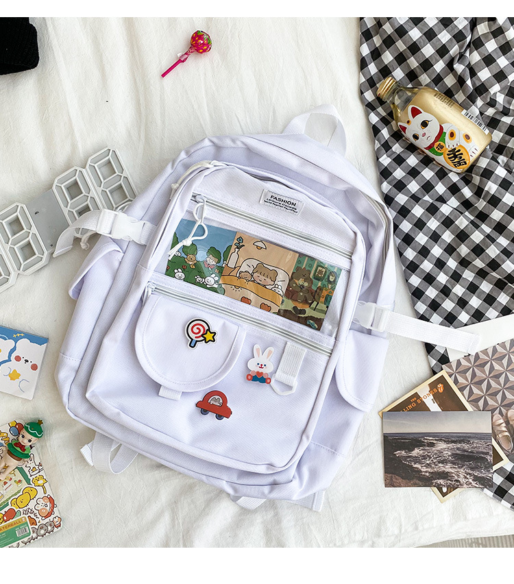 Cute Transparent Funny Soft Backpack display picture 54