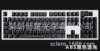 Sand-grinding new black 123 (high-definition character) (104 key-excluding big return)