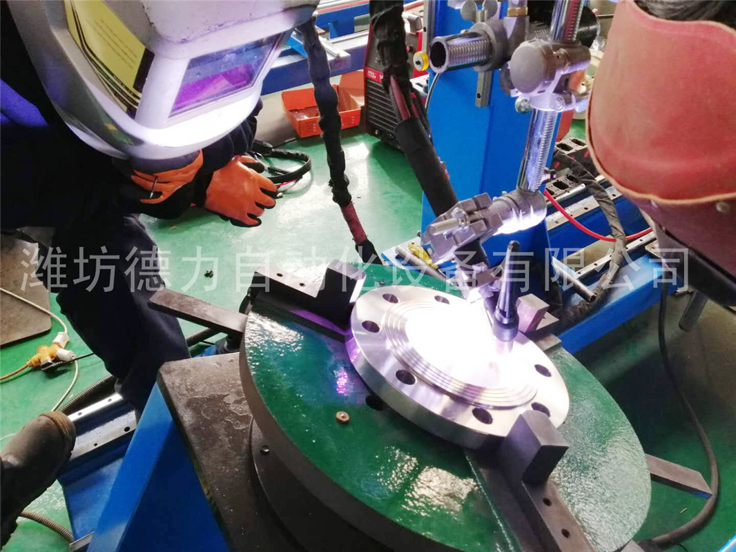 不锈钢环缝自动焊接法兰焊小型自动焊机设备厂家直供山东