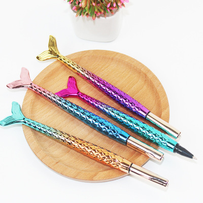 the republic of korea originality Stationery mermaid tail Roller ball pen Dream Signature pen student Supplies Wholesale gift