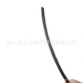 1.2mm黑色带胶热收缩绝缘套管3:1热收缩绝缘套管热熔胶绝缘管