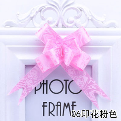 1,8 tamaño pequeño bowknot guirnalda borde dorado guirnalda bowknot impresión cinta de plástico guirnalda decoraciones 10 unidades