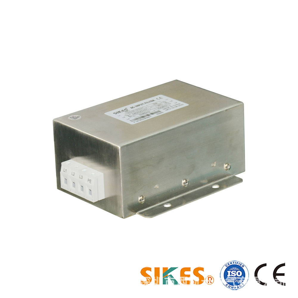 输入滤波器 三相交流滤波器 20A 5.5-7.5KW EMC/EMI滤波器