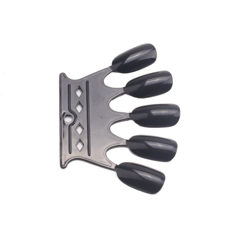 Transfronterizo para manicuras tarjetas de color de la corona de modelo de tarjetas de color de práctica de manicuras de la corona de forma de manicuras 4 selección de colores