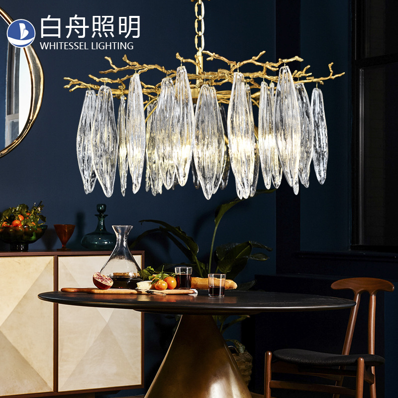Coffee bar copper modern ceiling light