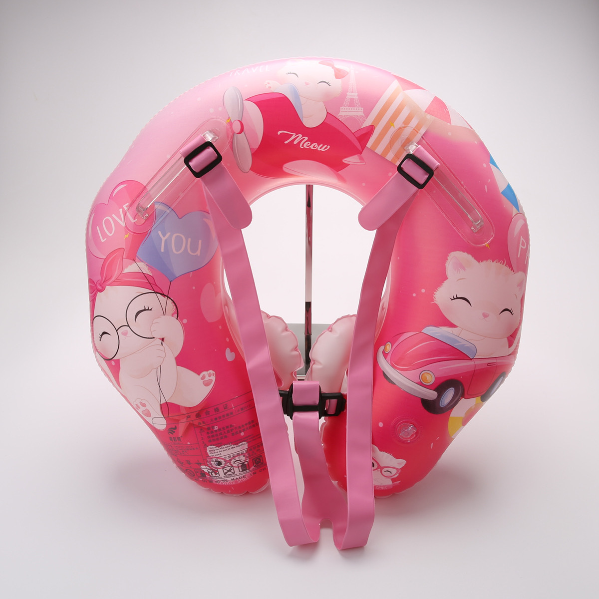 Fashion Flamingo Piggy Children's Swimming Seat display picture 13