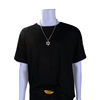Summer short sleeve T-shirt, trend set, colored scarf, suitable for teen, round collar, wholesale
