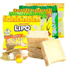 熱銷越南進口零食Lipo奶油雞蛋面包干300g榴蓮餅干休閑食品批發