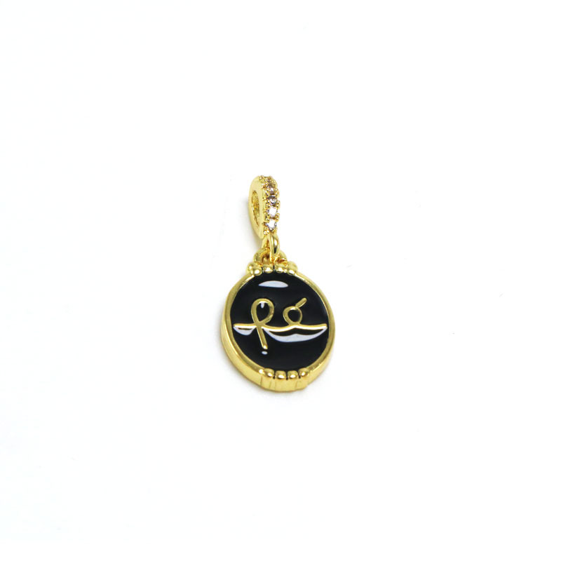 3g Weight Pendant Jewelry Making Type 11 * 19mm, 11 * 24mm Jewelry Making Size Zircon Inlay Material DIY Jewelry Accessories Classification 1 Piece Quantity Copper Material Letter, Oval, Heart Shape Pattern Enamel, Inlay Design Sweet, Simple Style Style 1 Piece 11 * 19mm 11 * 24mm Copper Zircon Letter Oval Heart Shape Pendant 9