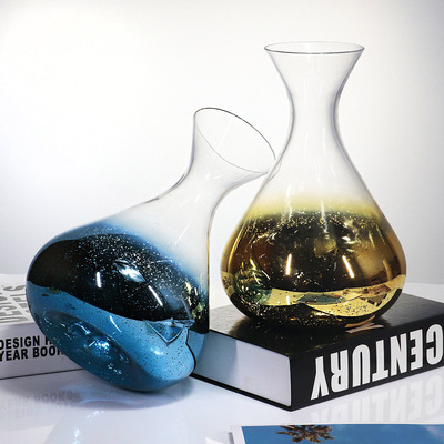 pot  Glass High-capacity starry sky series golden High temperature resistance customized APPLIQUE household Cold boiled water
