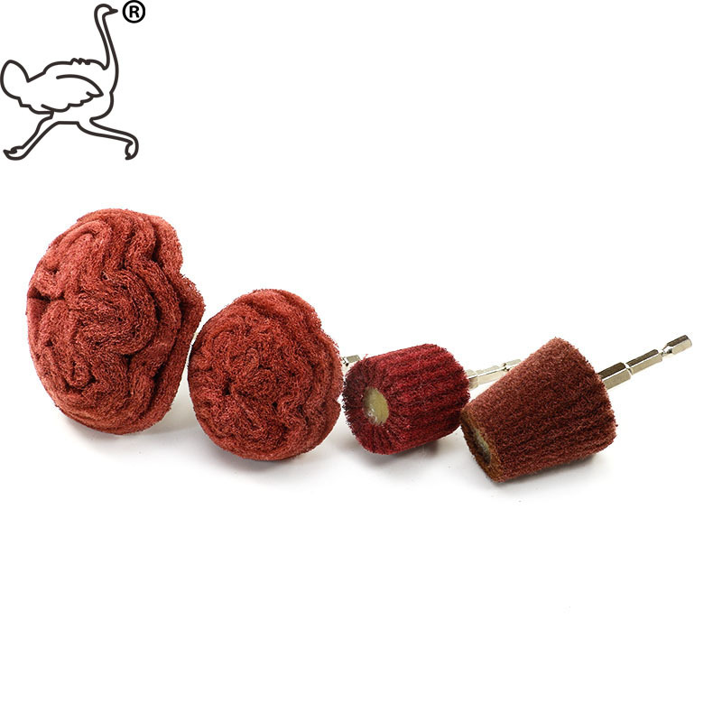 蘑菇形打磨头金属打粗磨拉丝抛光轮 木材根雕凹凸面打细磨头