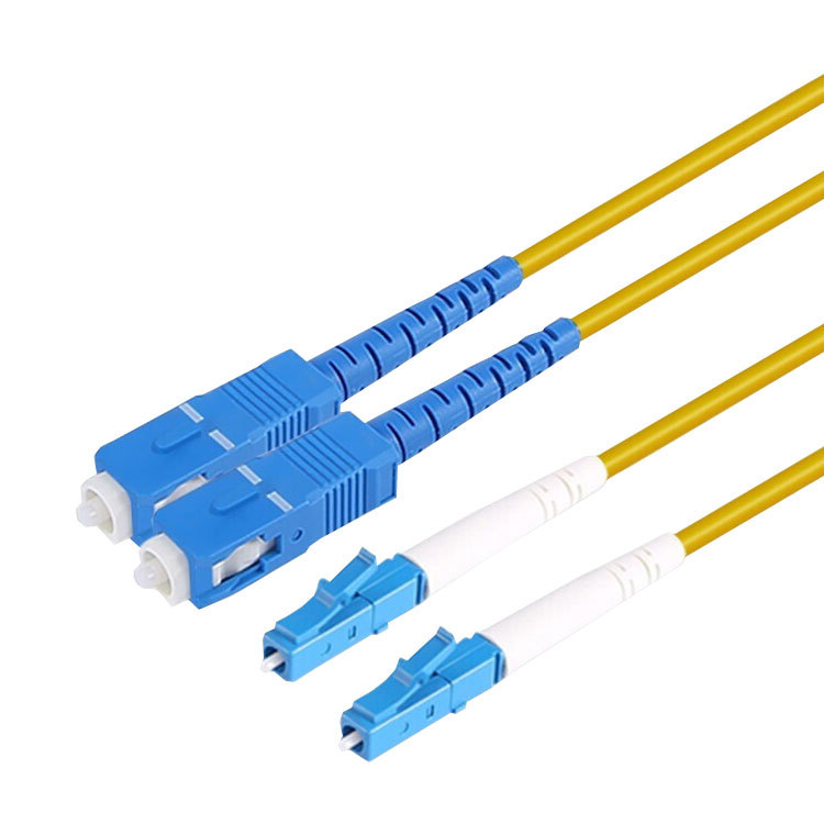 川正光电 标准电信LC-SC单模双芯光纤跳线 收发器尾纤 LC-SC 3米