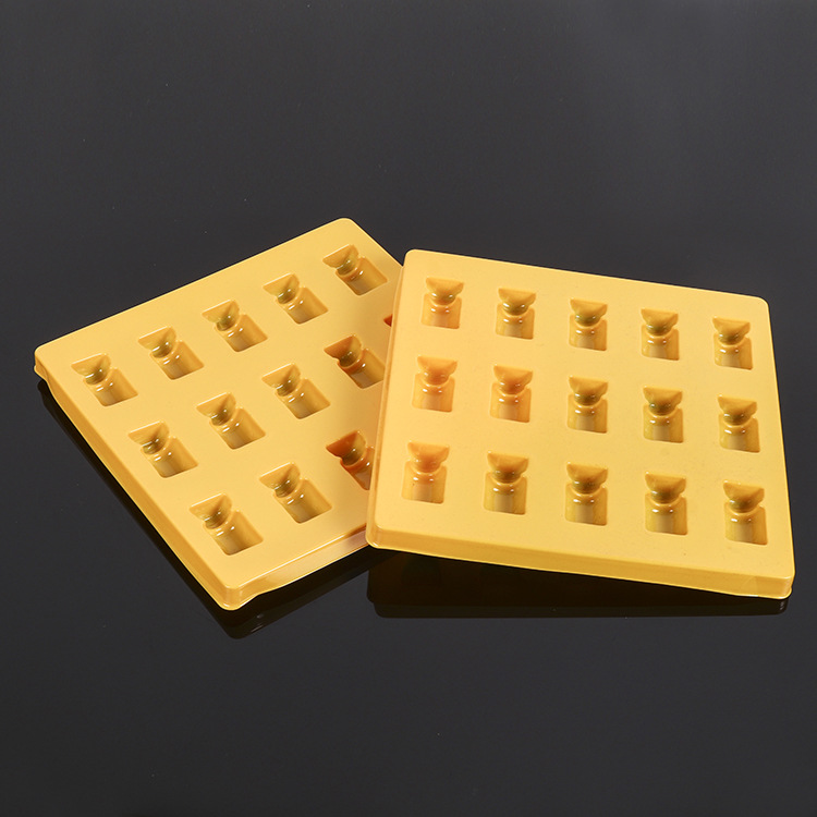 厂家批发pvc化妆品植绒吸塑内托 剪刀pet吸塑泡壳包装盒