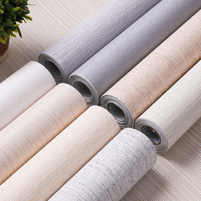 wallpaper Thick and tasteless PVC wallpaper waterproof Moisture-proof Solid wallpaper decorate Three-dimensional wall stickers