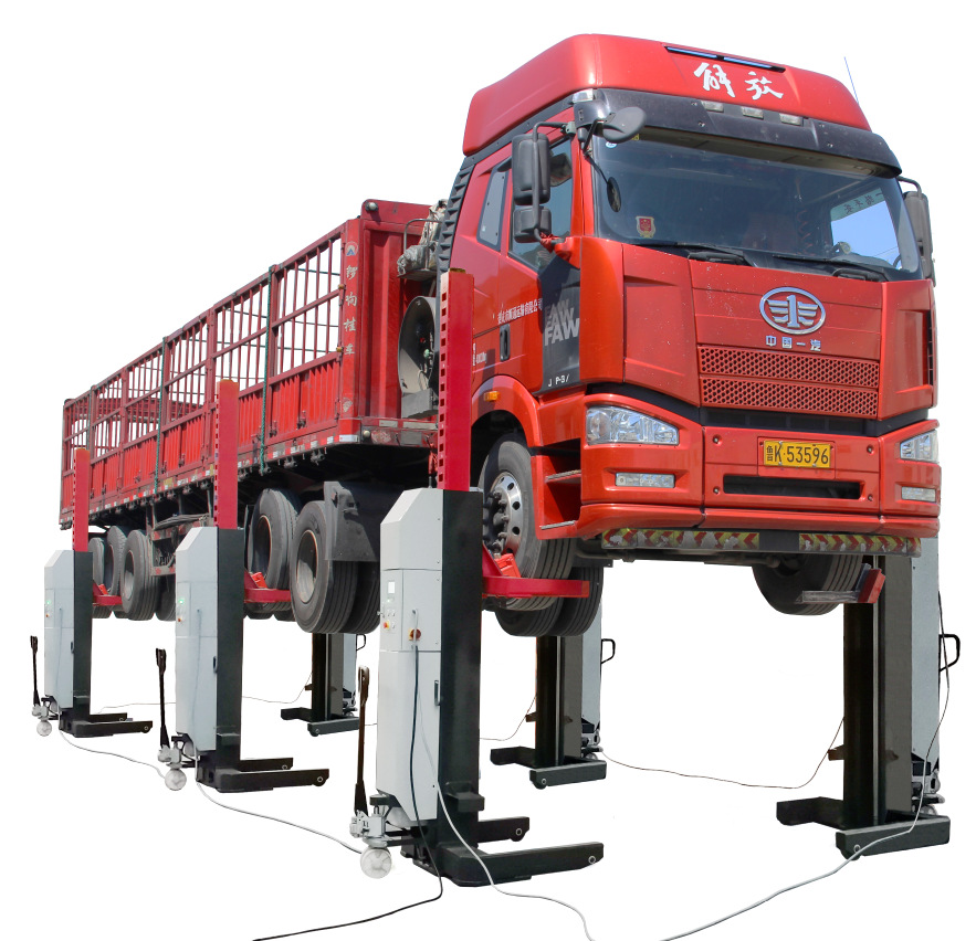 Equipo de elevación para camiones de servicio pesado, autobús, vehículo móvil de servicio pesado, hidráulico multifunción