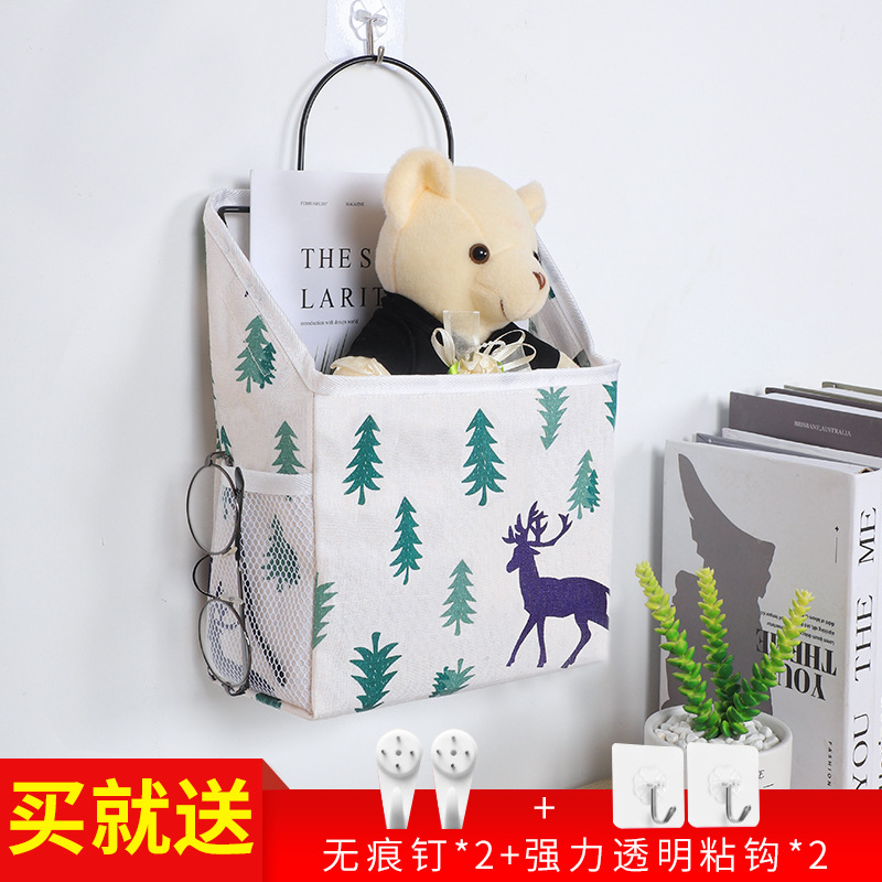 Almacenamiento directo de fábrica bolsa colgante de tela baño dormitorio pared colgando detrás de la puerta ropa bolsa colgante bolsa de almacenamiento