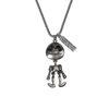 Clothing for beloved, chain suitable for men and women stainless steel, necklace, European style