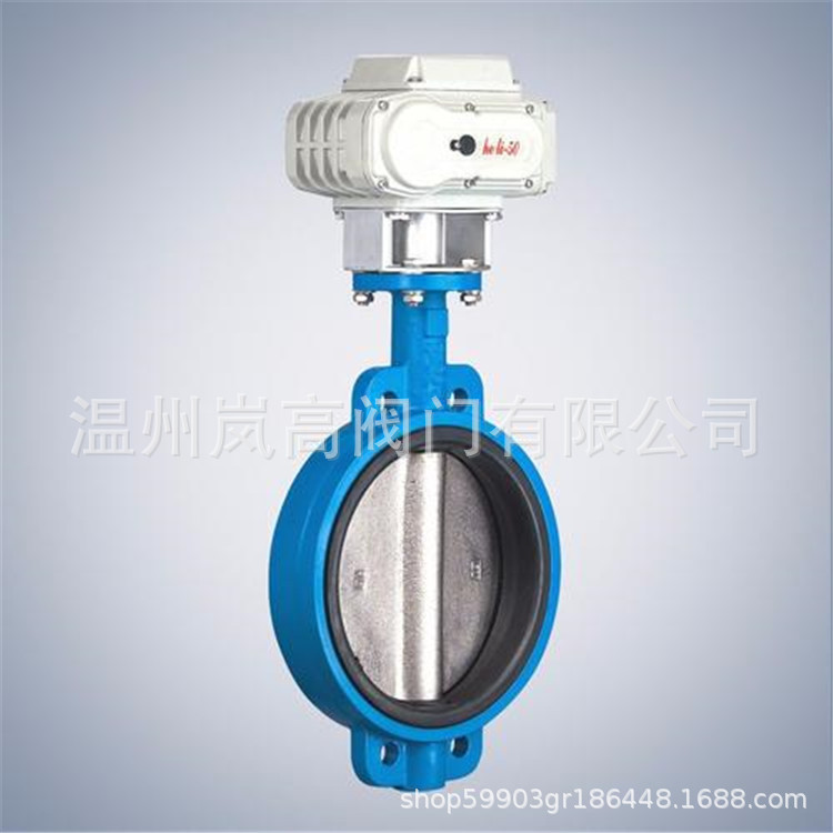 电动蝶阀 D971X-10Q D971X-16Q 电动对夹式 软密封蝶阀 DN500