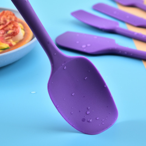 批发彩色硅胶刮刀 蛋糕奶油刮刀厨房烘培工具硅胶厨具5件套