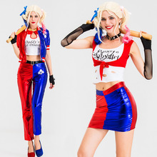 X特遣队自杀小队哈莉·奎茵suicidesquad小丑女cosplay全套服装