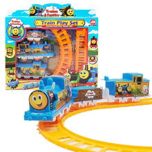 托马电动小火车 儿童宝宝益智电动轨道车男孩模型组合玩具1-3岁