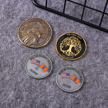 定制金属纪念币英伦风金属纪念币纪念章硬币金银铜币个性logo定做