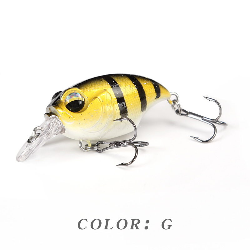 Small Shallow Diving Crankbaits Hard Plastic Minnow Baits Fresh Water Bass Swimbait Tackle Gear