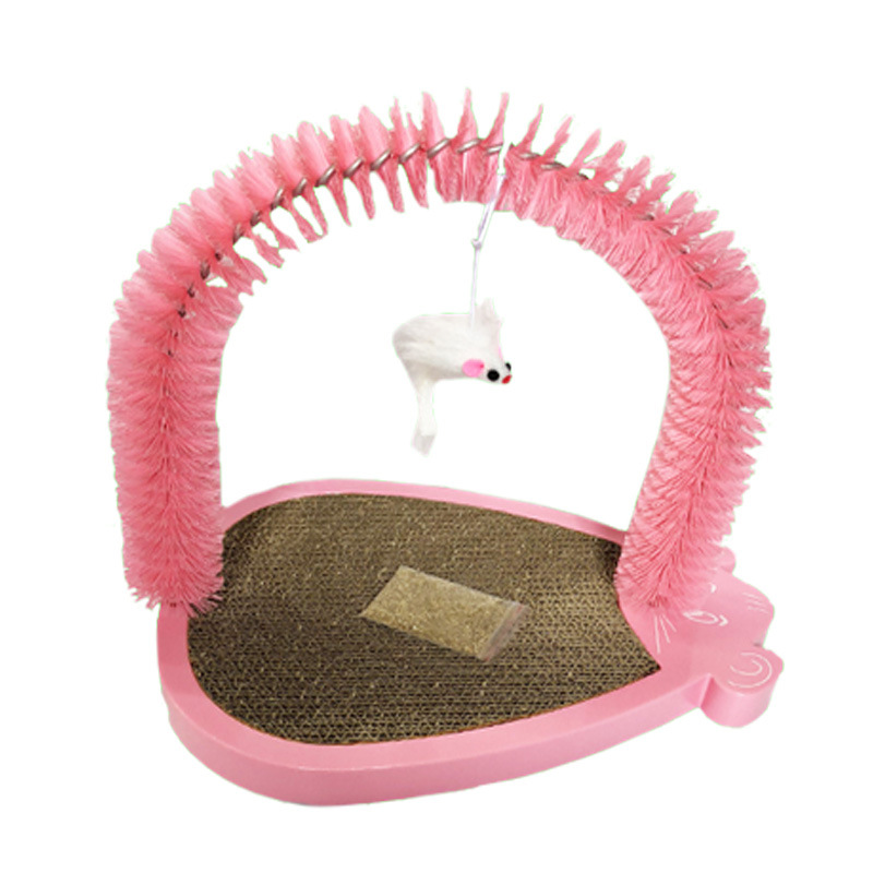 도매 애완 동물 용품 고양이 장난감 양모 고무 골판지 애완 동물 고양이 긁기 보드 장난감